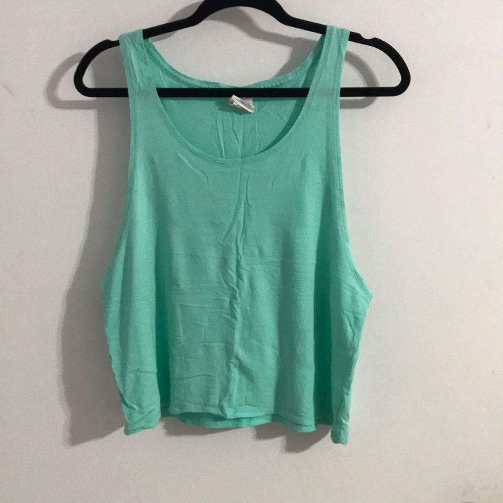 PINK Crop Muscle Tank